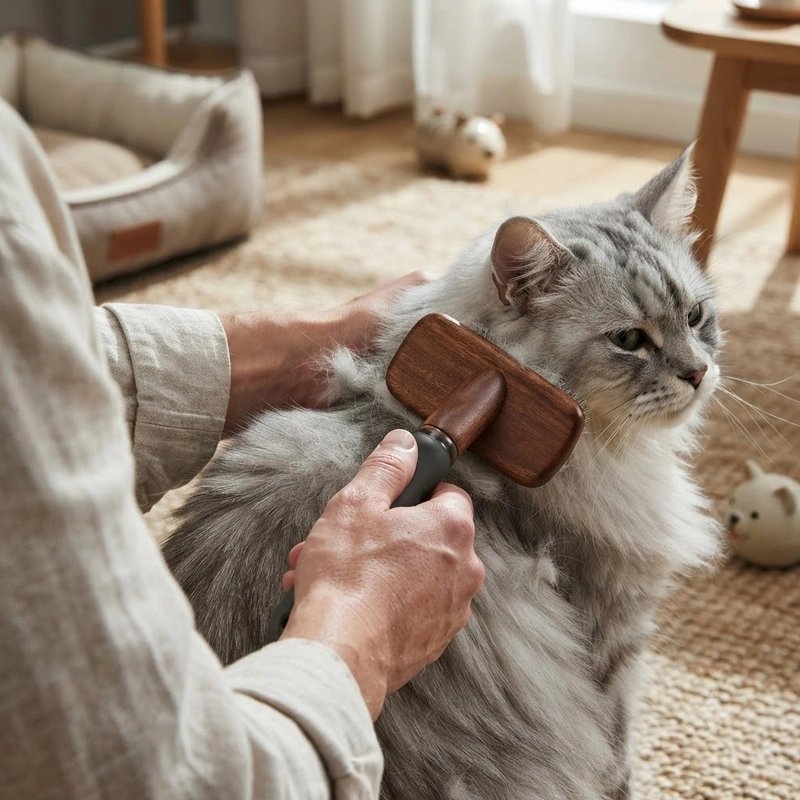 Brosse carde chat main brosse chat poil long