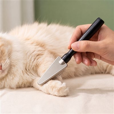 Brosse poil de chat main brosse dessous patte