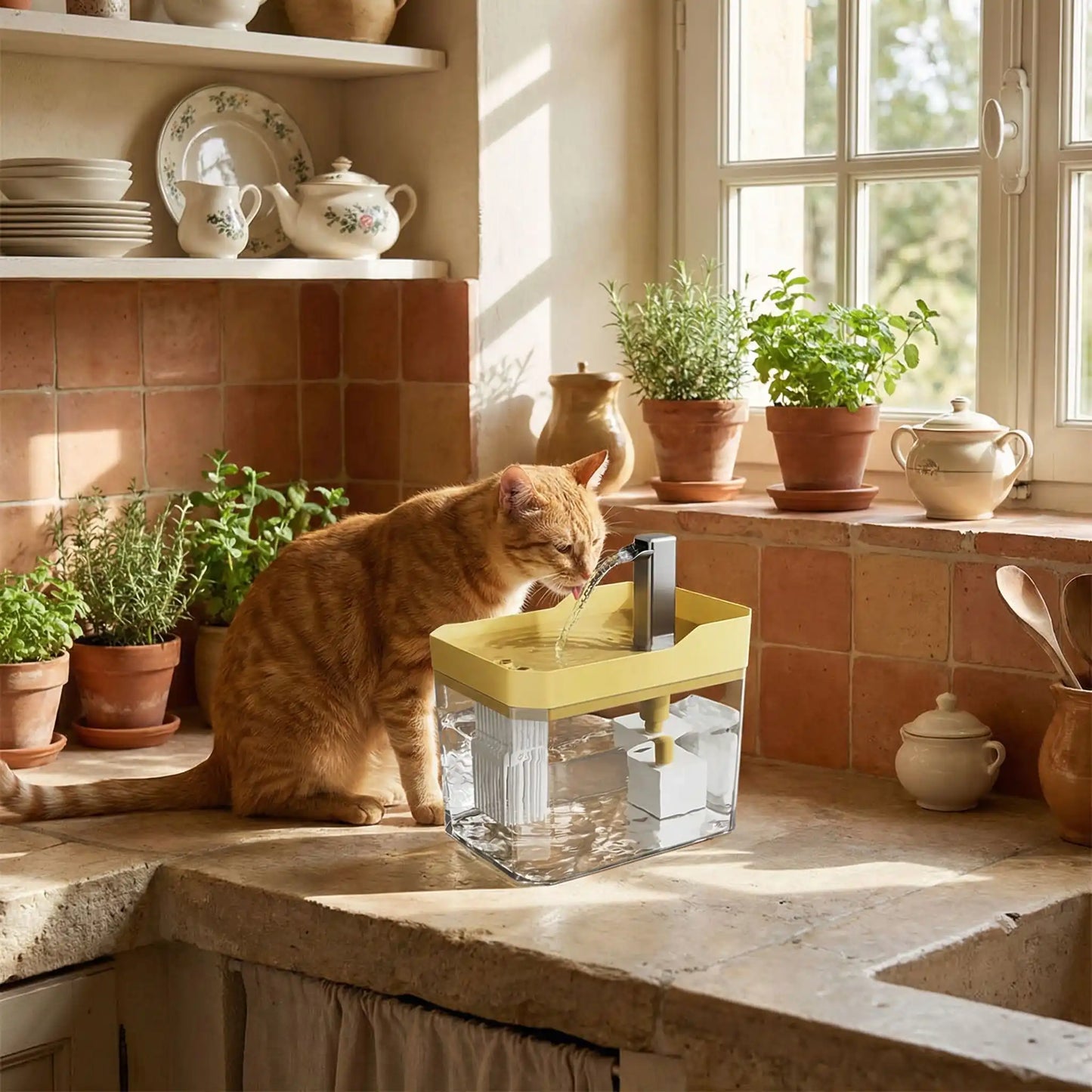 Fontaine eau chat | AquaVibe™