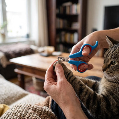 Coupe griffe chat bleu coupant griffes chat 