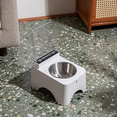 Gamelle automatique pour chat avec bol inox vide